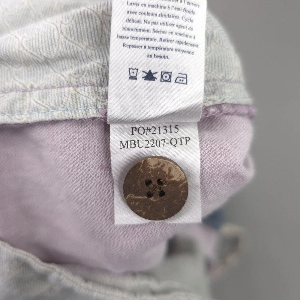 Faherty Shorts Mens 36 Pink Linen Cotton Stretch‎ Chino 7 Inch Summer Casual